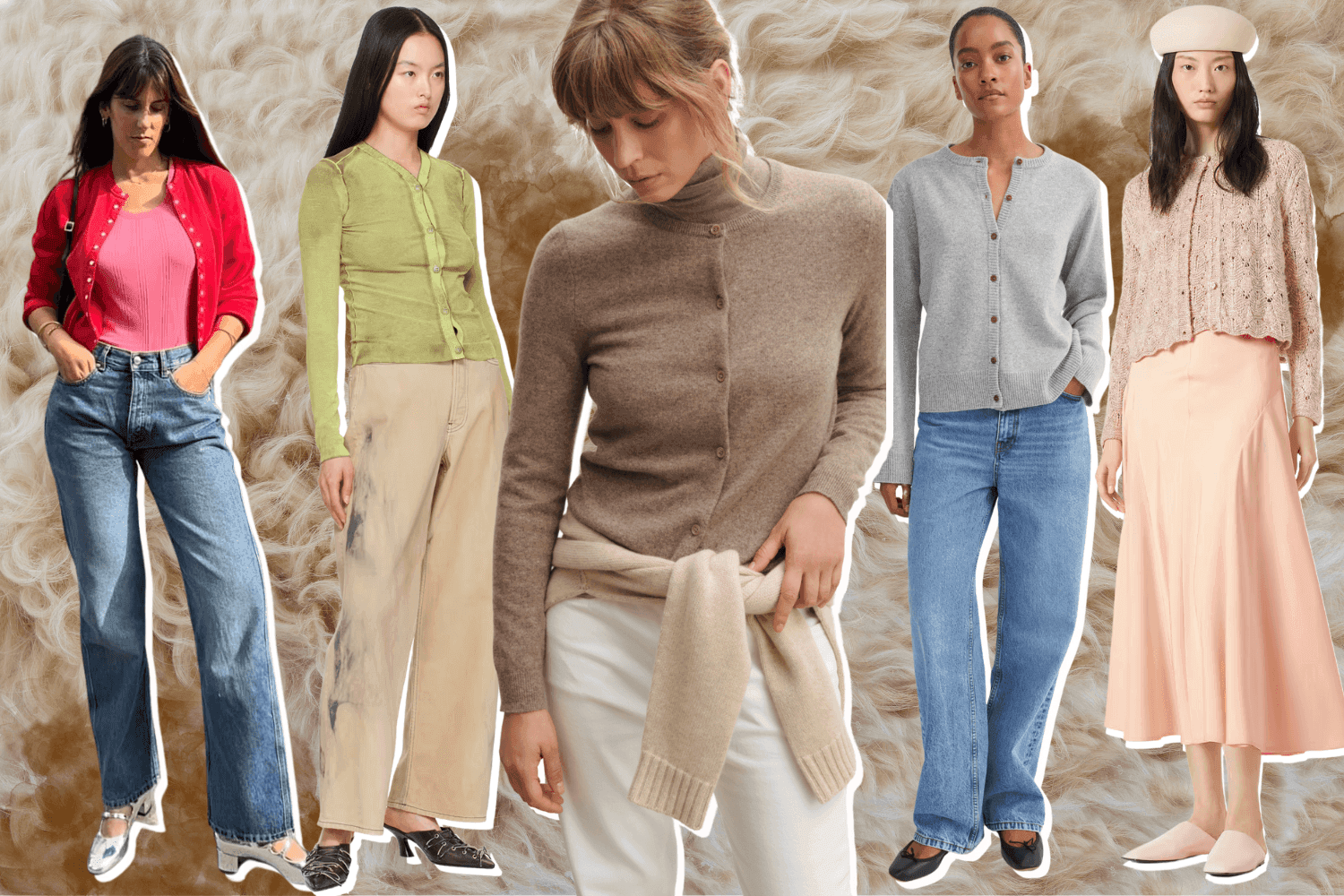 Selection: the cardigan stands out as the ultimate fashion piece of spring