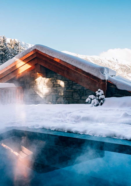 A (connected) winter stay in the mountains A winter (weaving) stay in the mountains