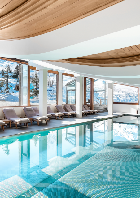 A (connected) winter stay in the mountains A winter (weaving) stay in the mountains