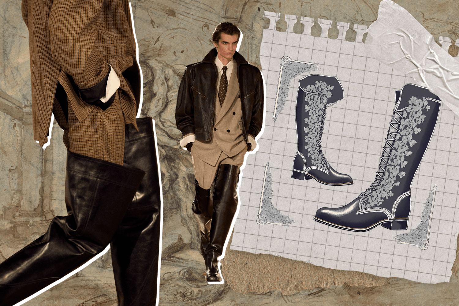 What do we think of Saint Laurent men's thigh-high boots?