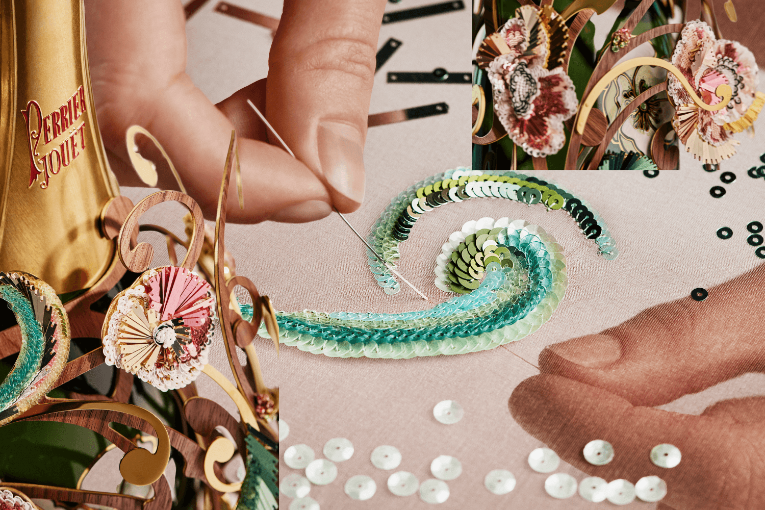 Maison Perrier-Jouët and Atelier Montex join forces for an exceptional collaboration