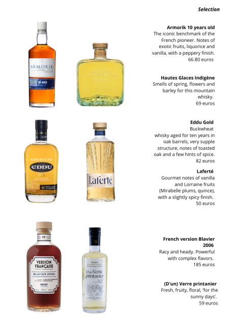 French whisky, 40 years of age...