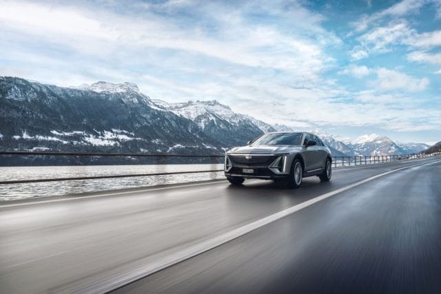 Lyriq: Cadillac's 100% electric SUV arrives in Europe and takes the Swiss ski resort of Laax by storm