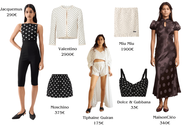 Polka dots, the star pattern of summer 2025