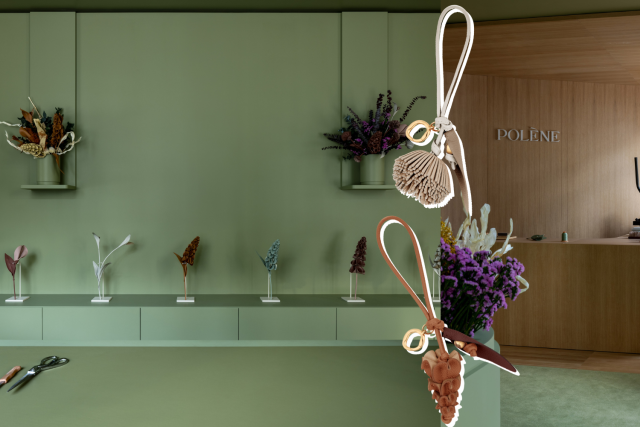 Polène transforms into a florist for a pop-up shop
